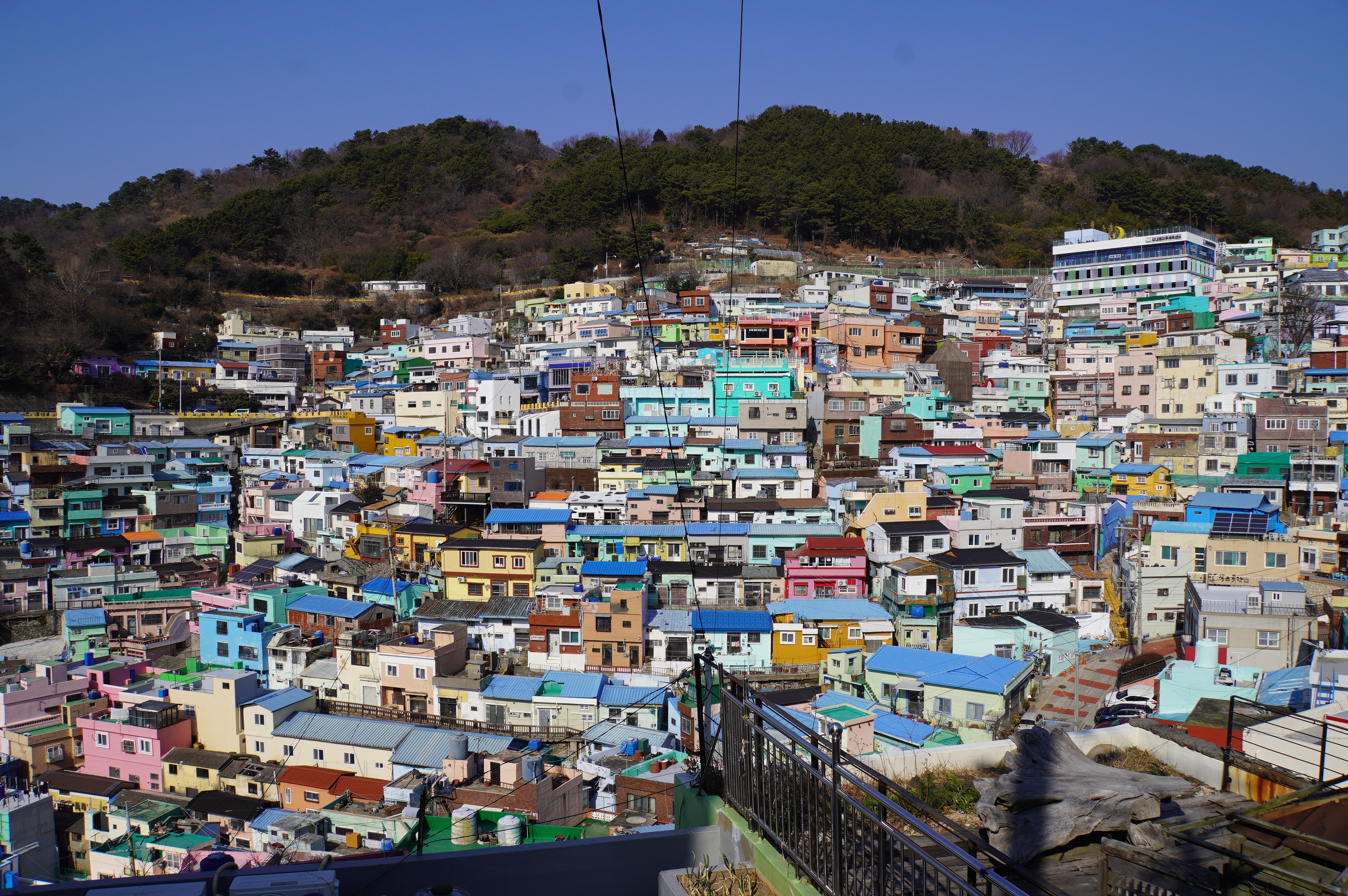 schöne bunte Häuser