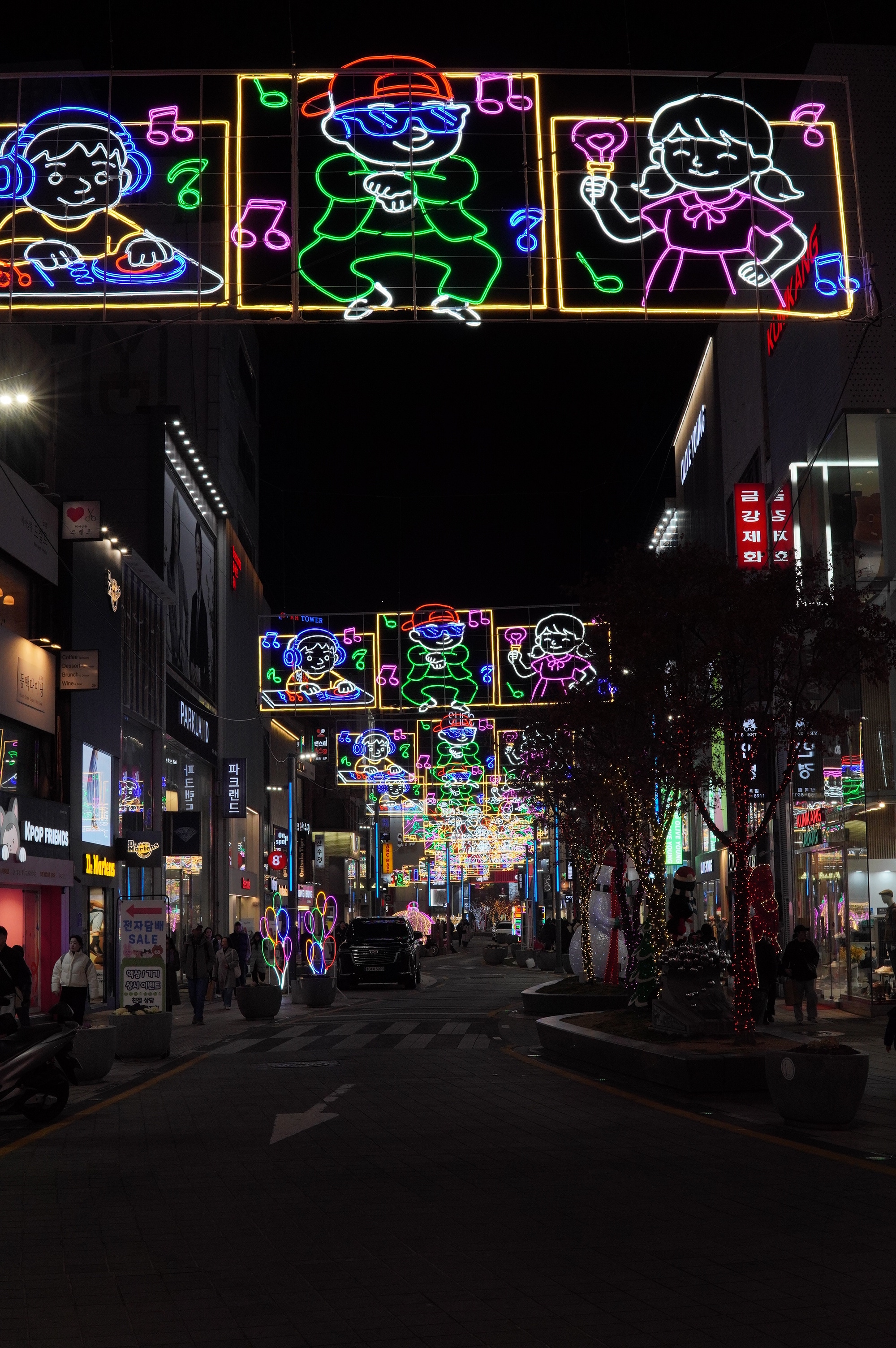 beleuchtete Straßen 2