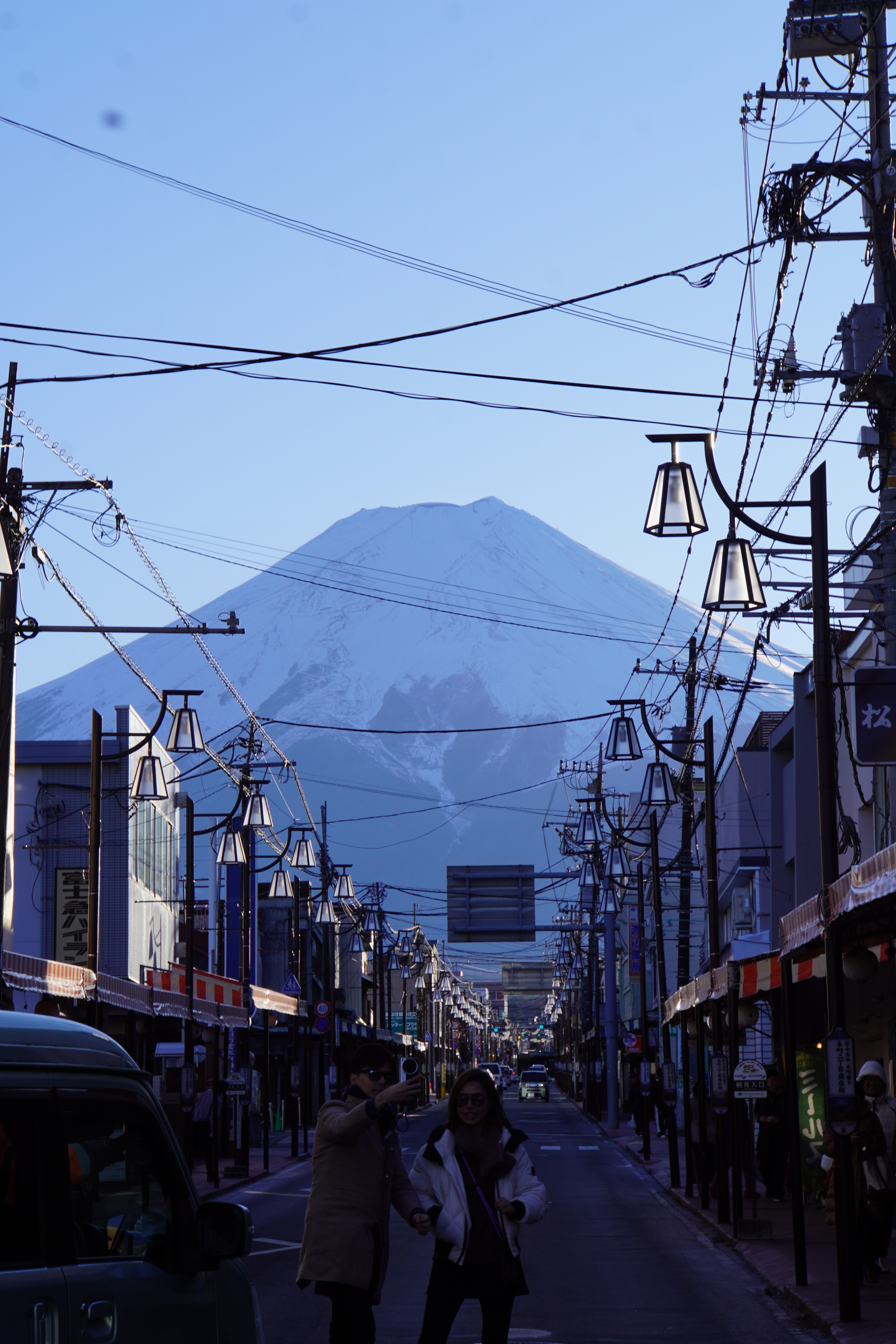 Straße zu Mt. Fuji
