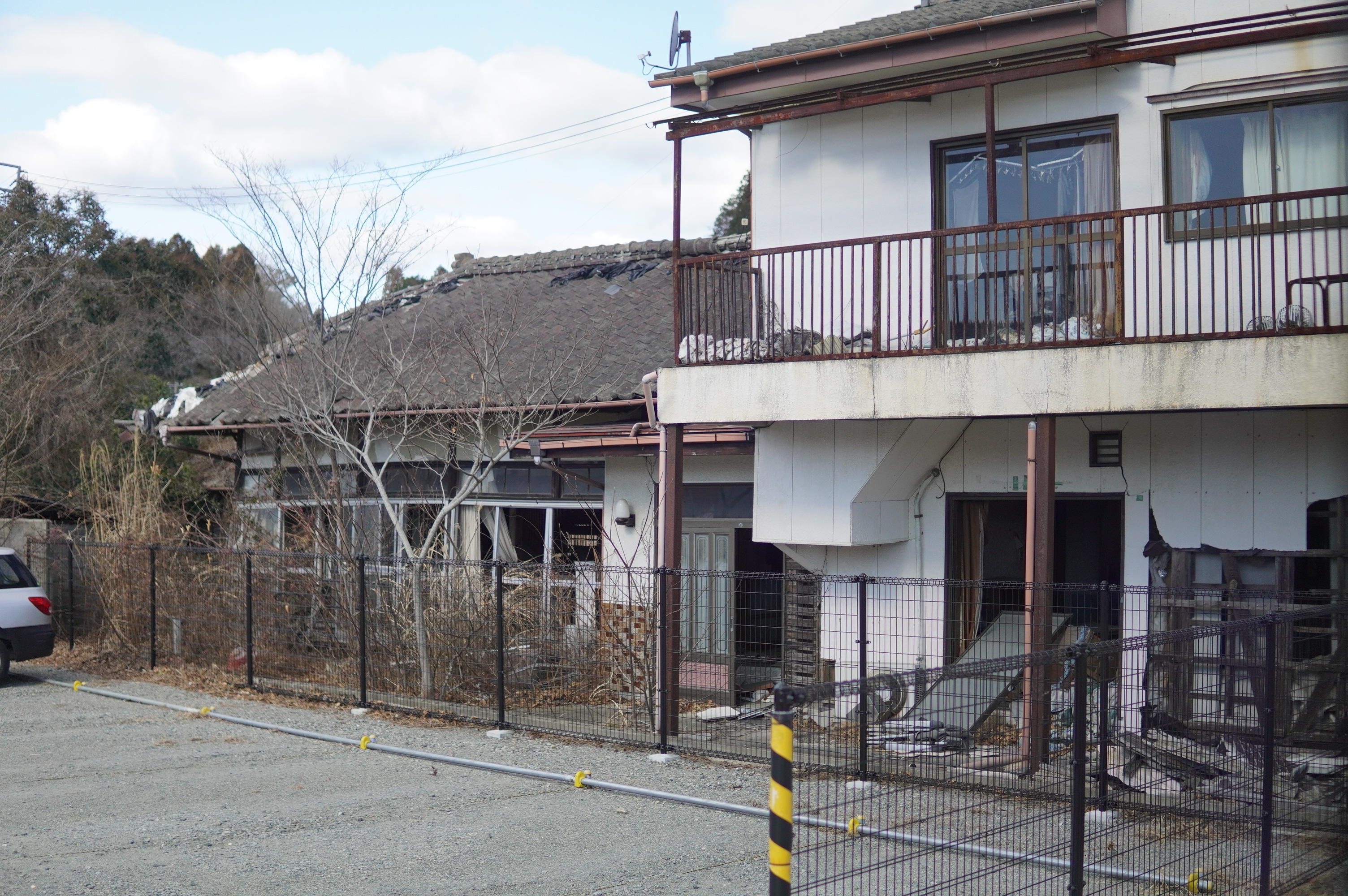 heruntergekommenes Wohnhaus