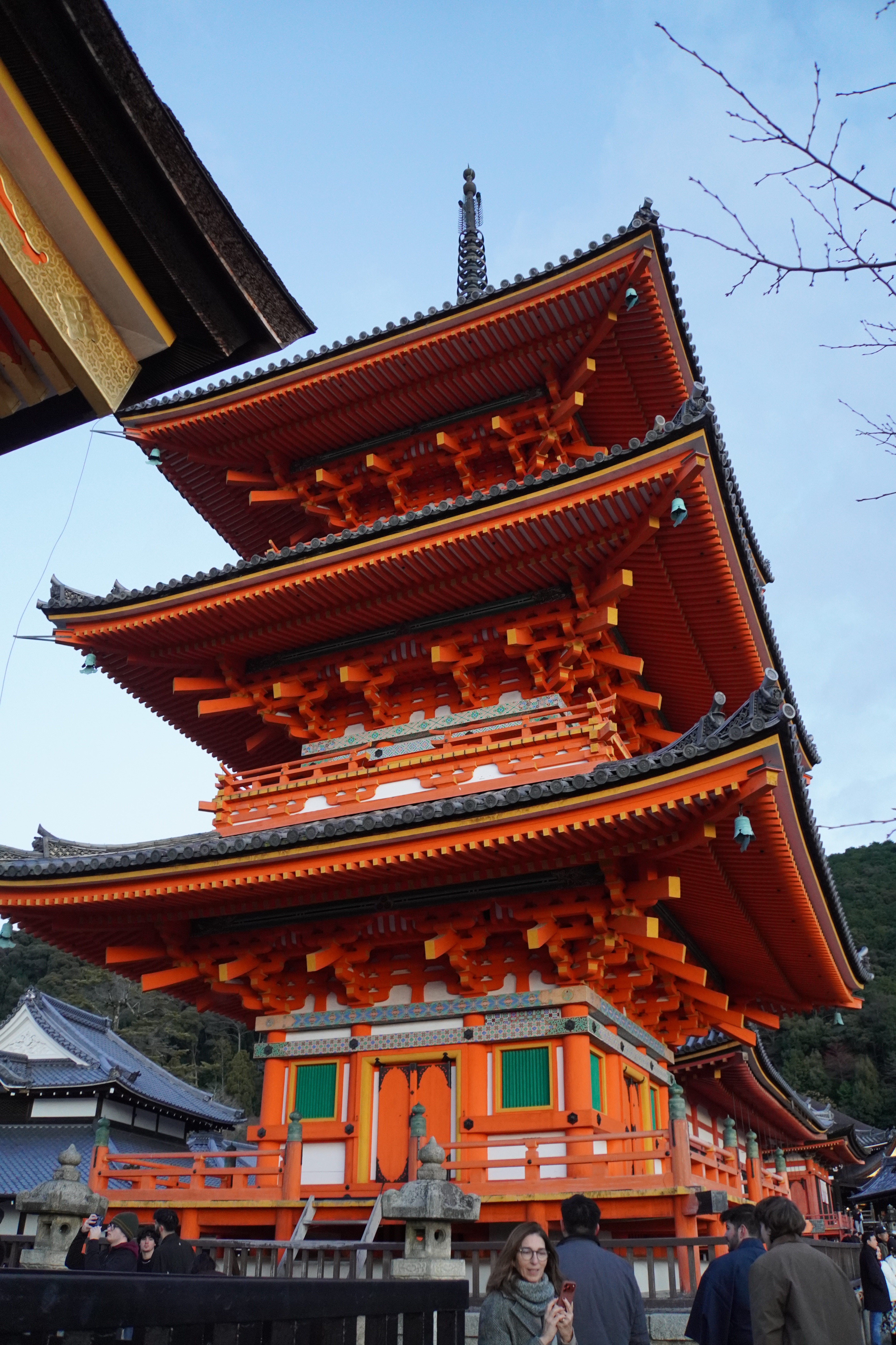 Turm auf Tempelgelände