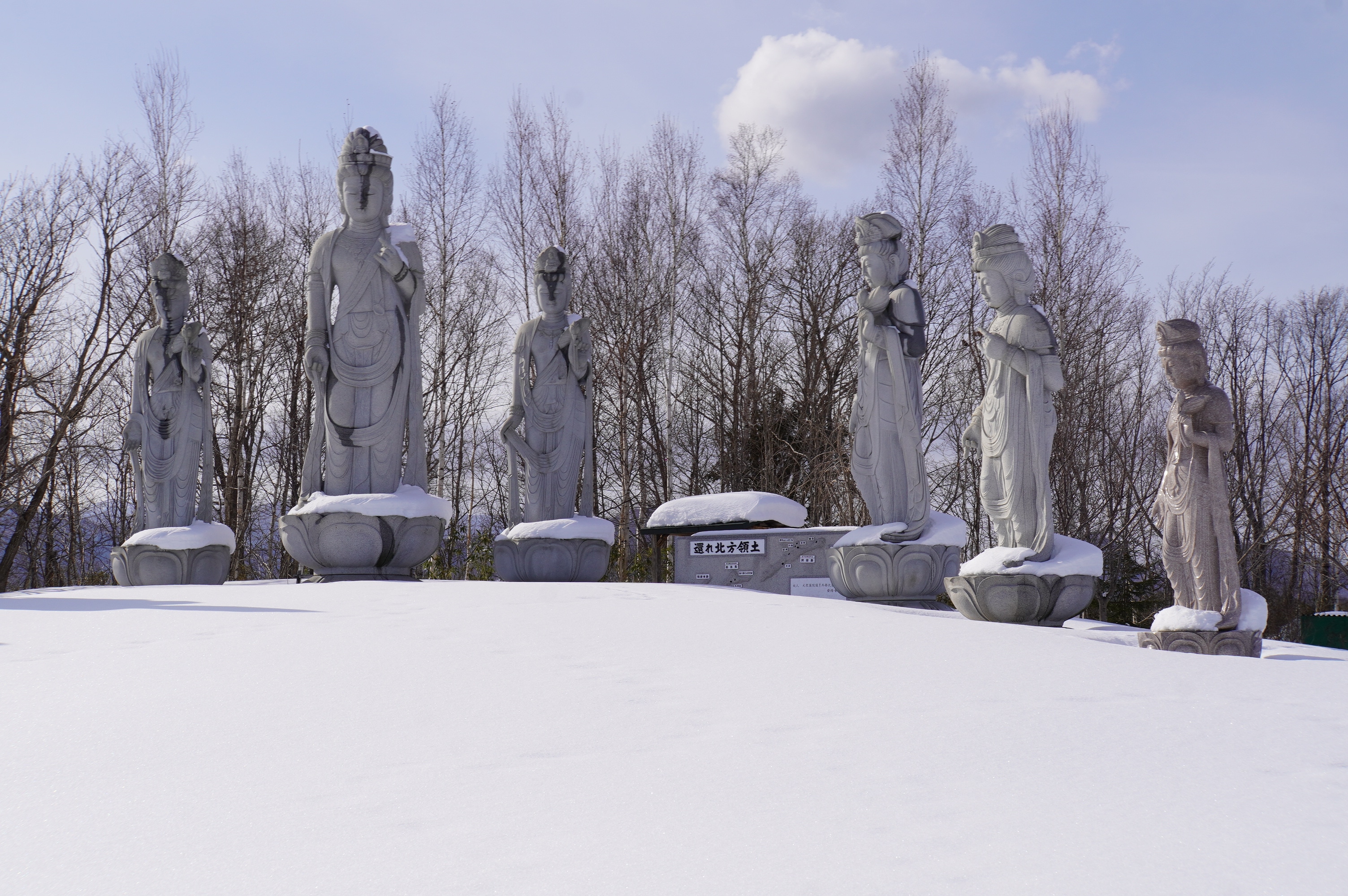 große Buddhistische Statuen