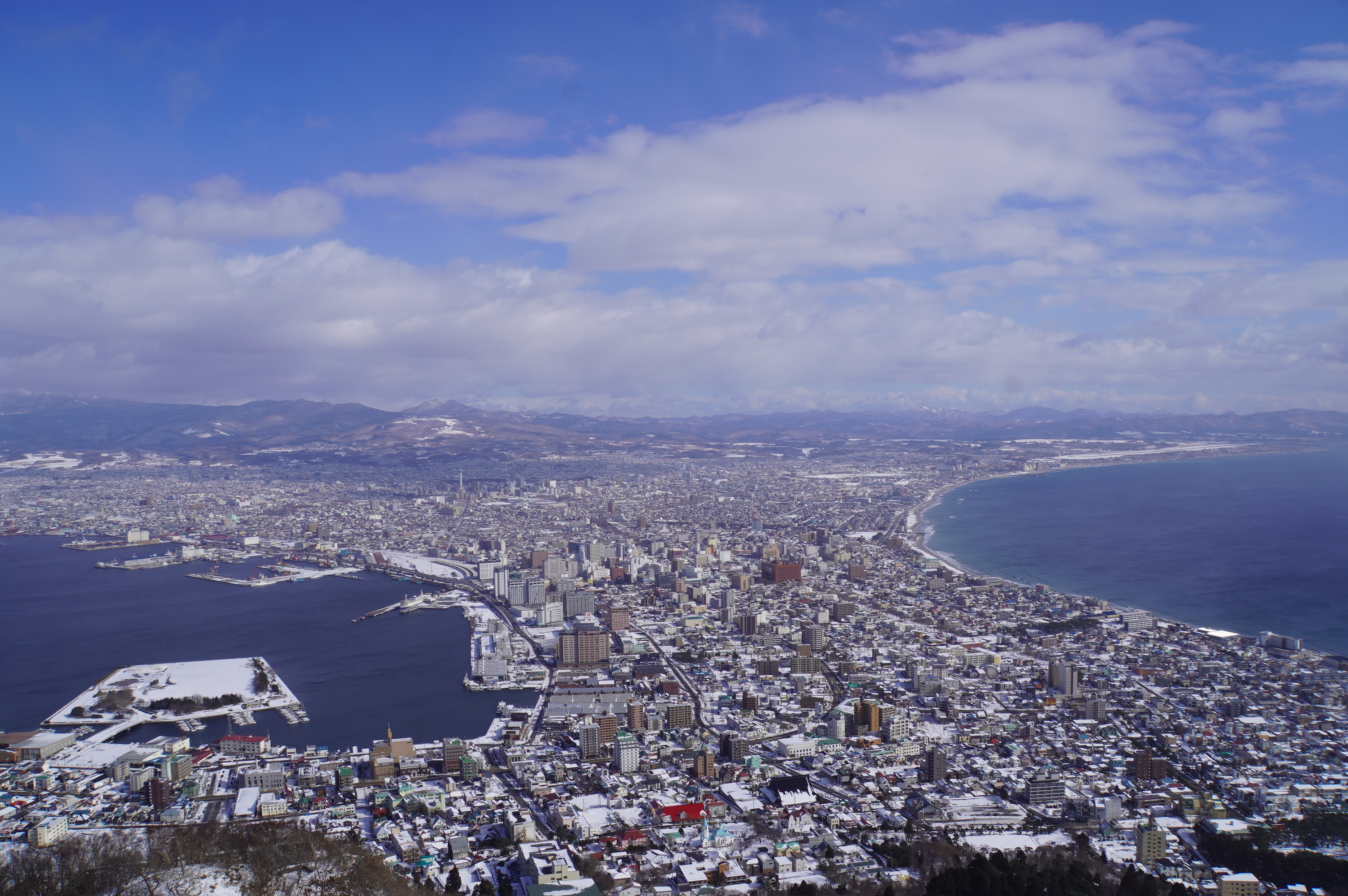 Blick auf Hakodate