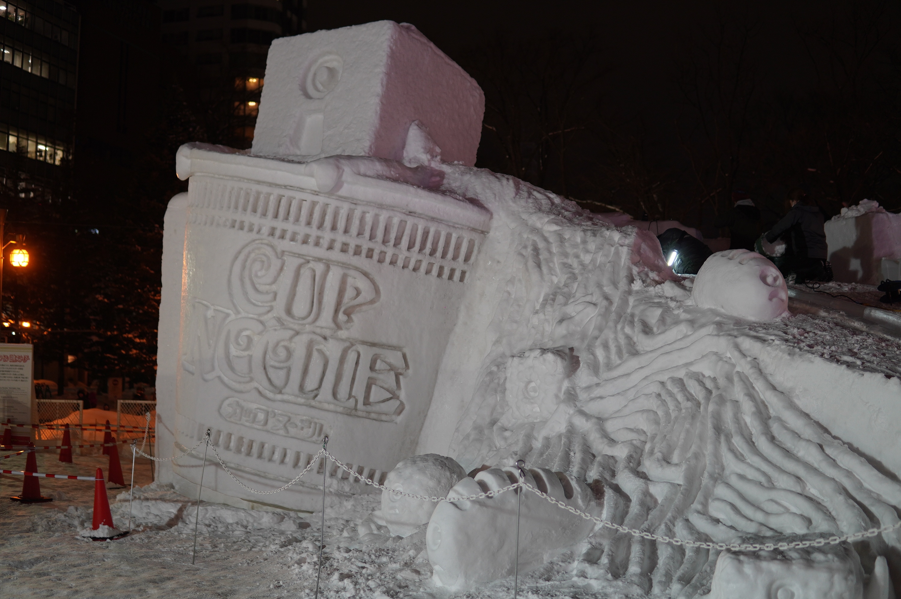 Schneekunst Cup Noodles