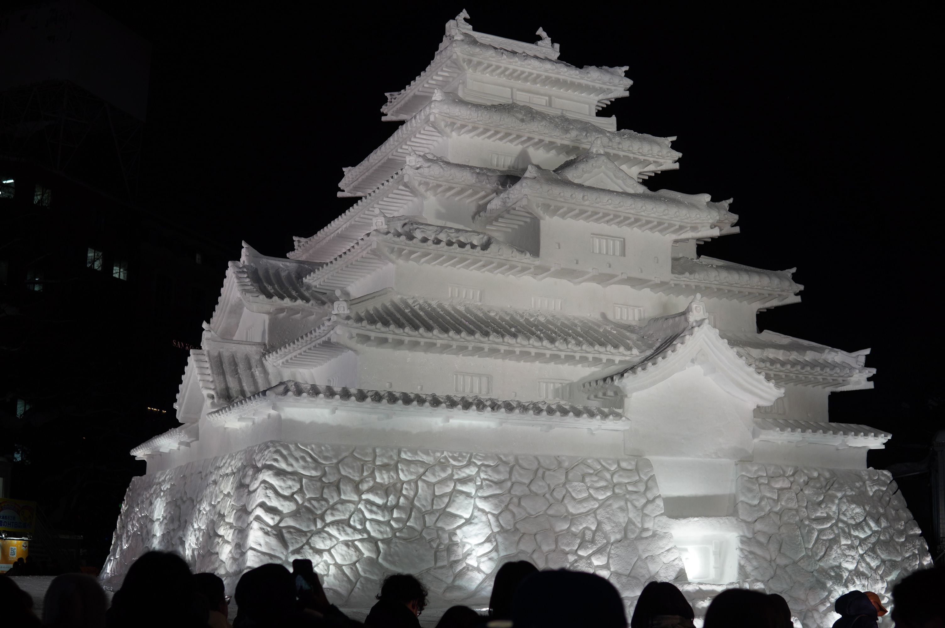 Schneekunst Aizu Castle
