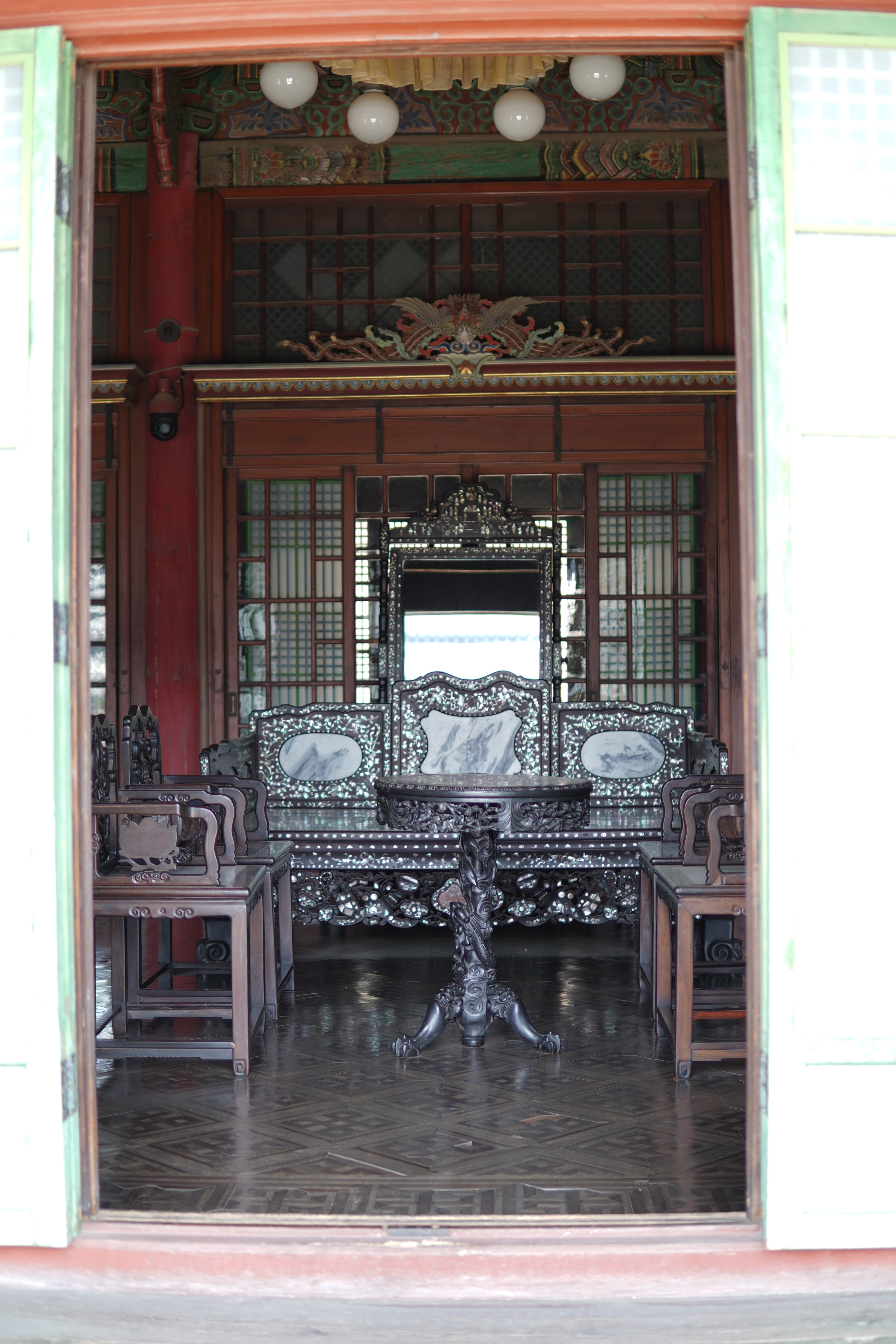 sehr schön verzierter Raum im Palast