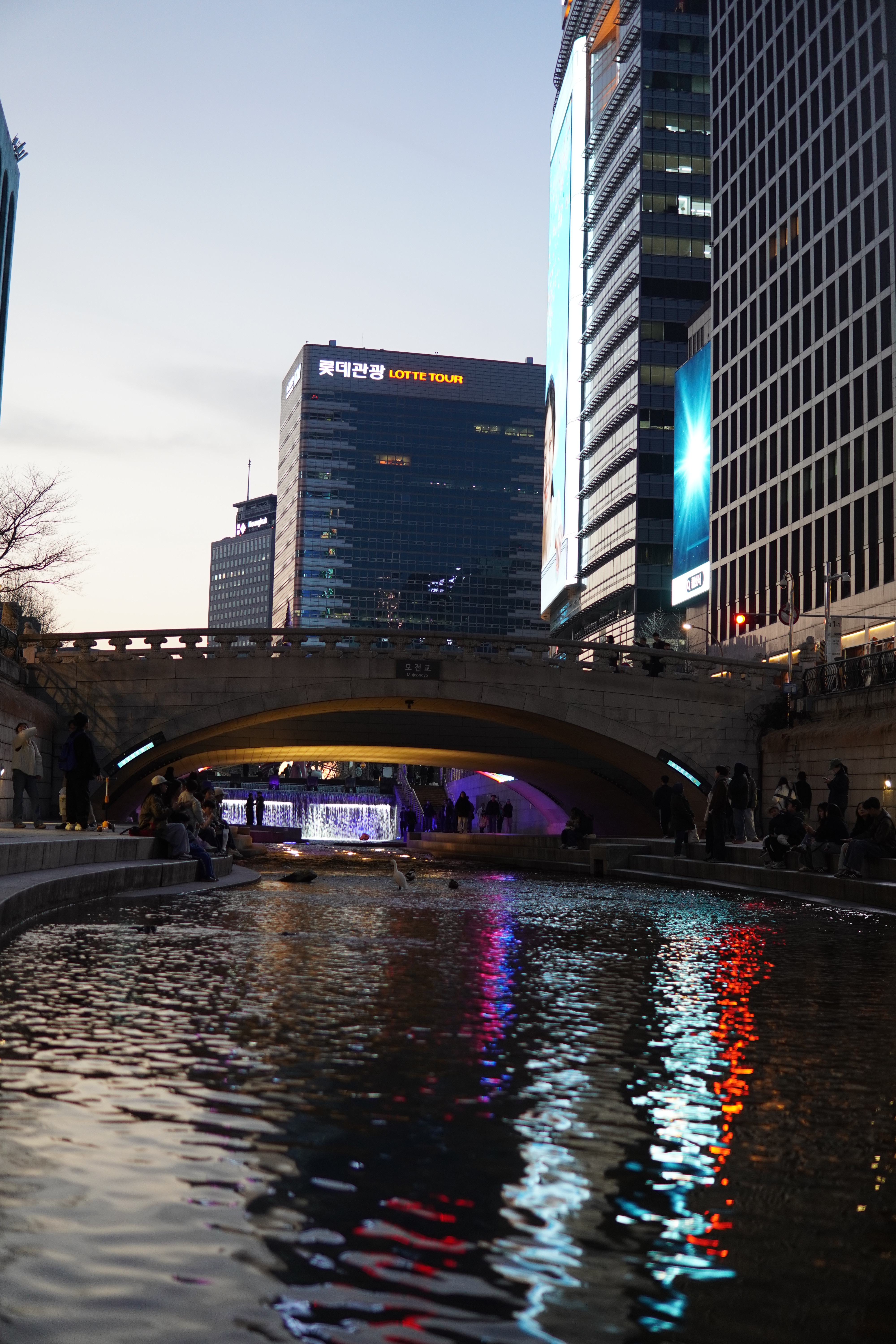 schön angelegter Fluss