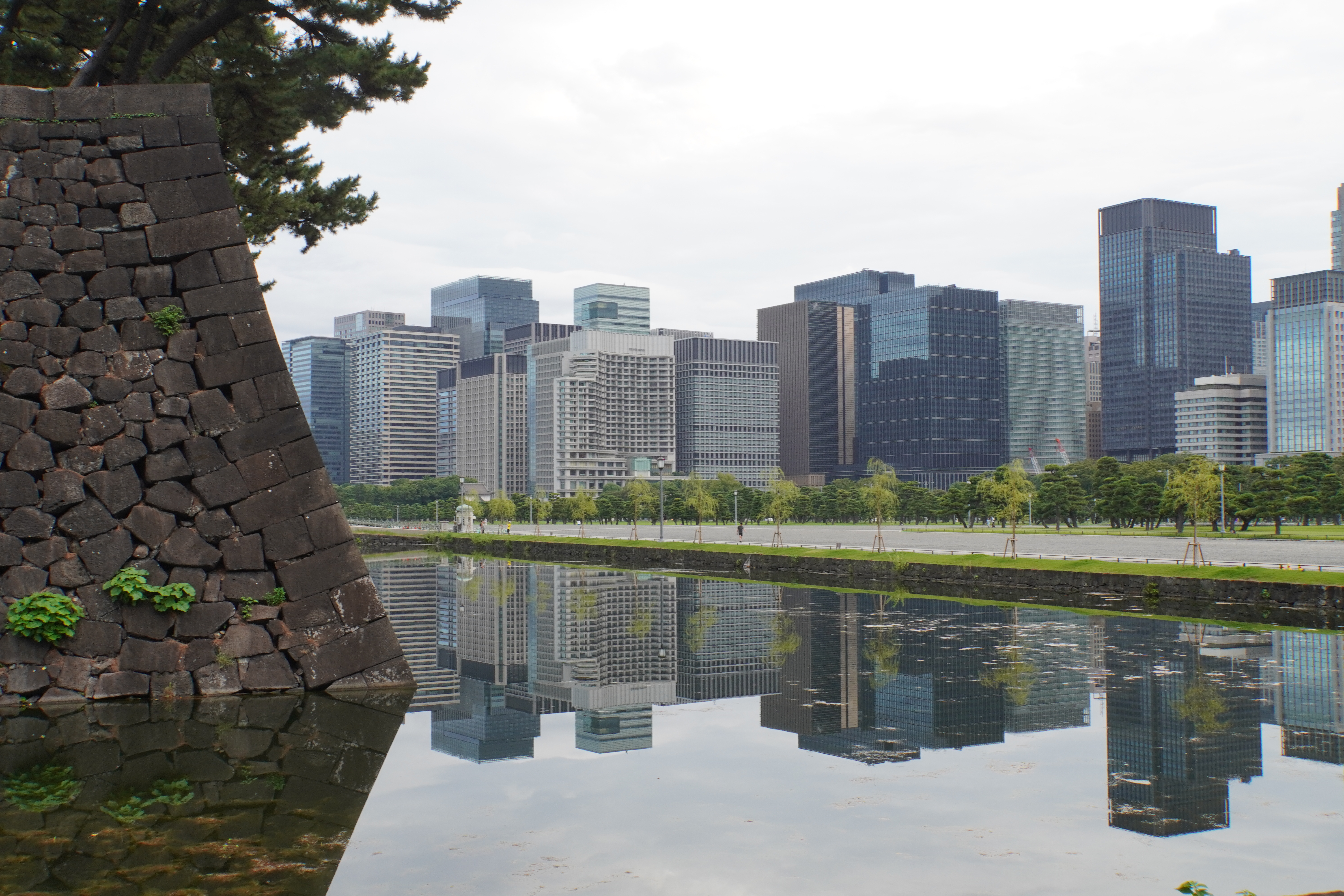 Hochhäuser im Burggraben