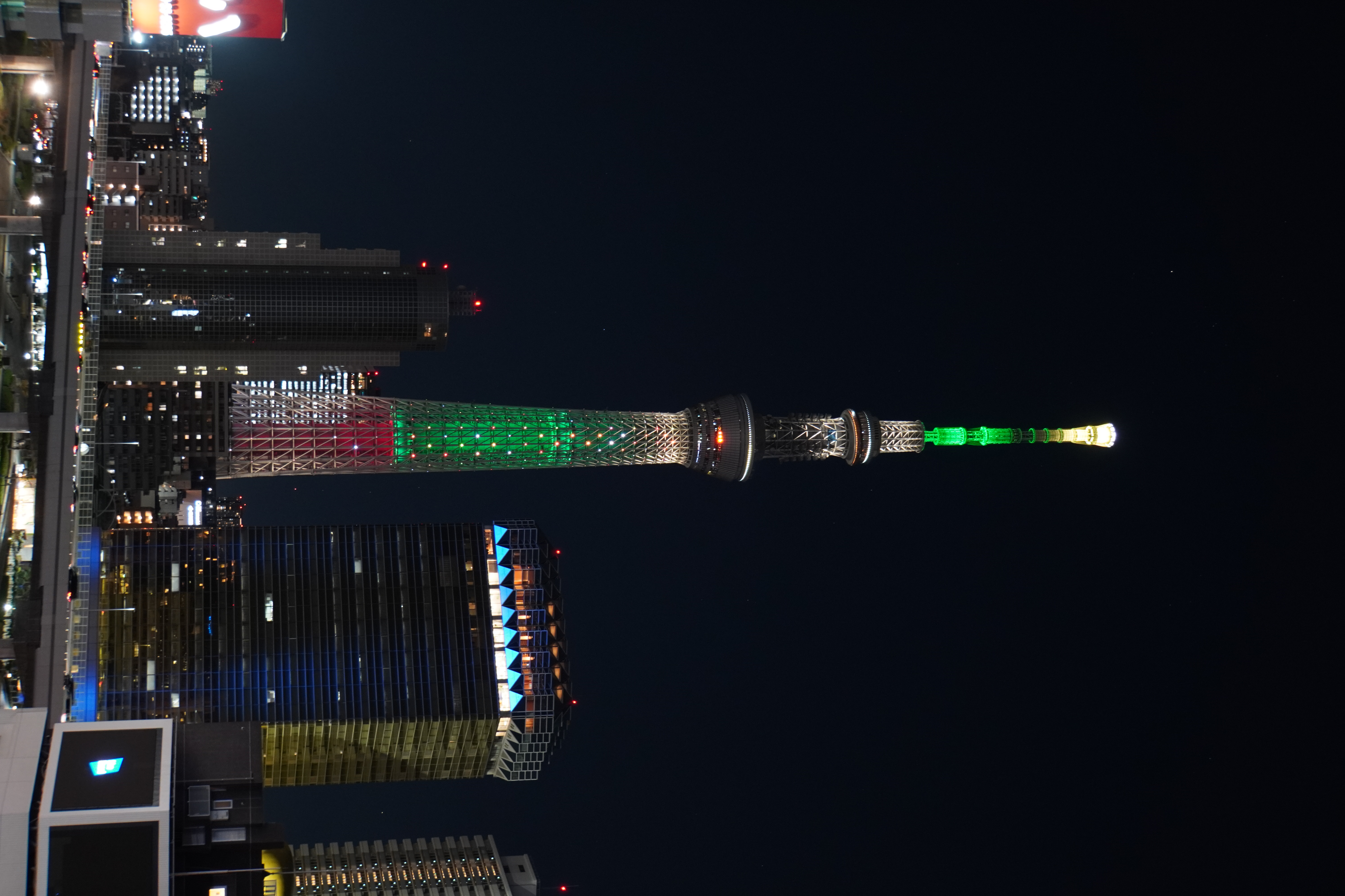 beleuchteter Tokyo Skytree