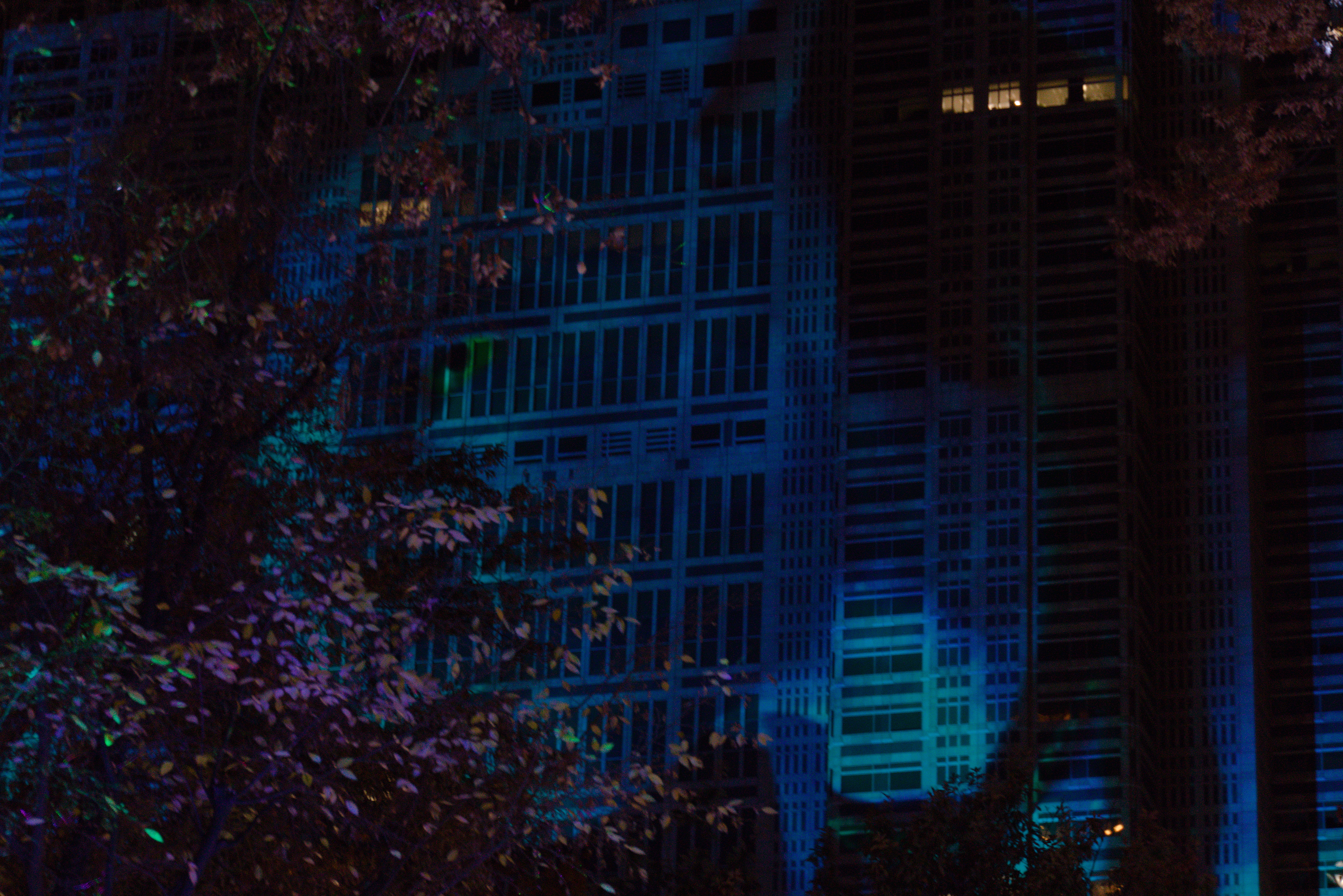 Avatar Trailer auf Hochhaus